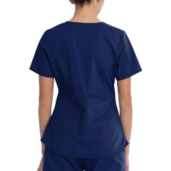 SCRUBSTAR Women's Core‎ Essentials Stretch V-Neck Scrub Top WM01T893 2XL New - Picture 5 of 9
